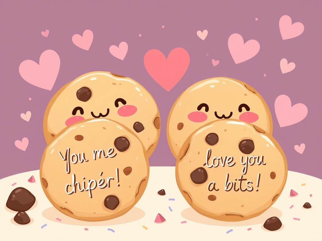 Cute and Romantic Chip Puns