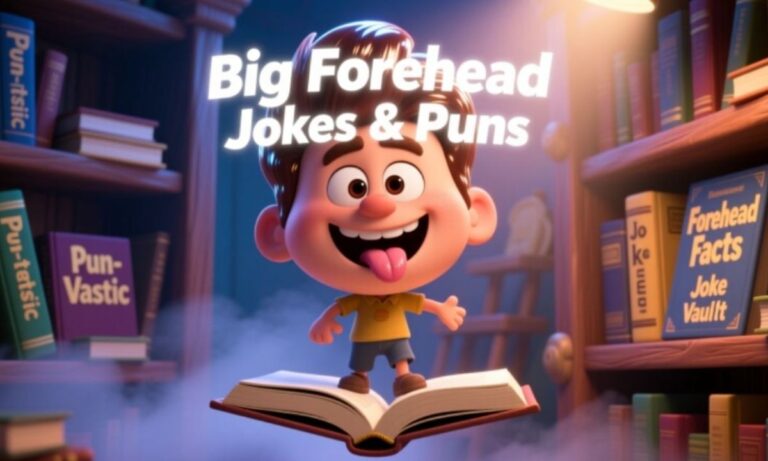 550+ Hilarious Big Forehead Jokes & Puns One Liner (2025)