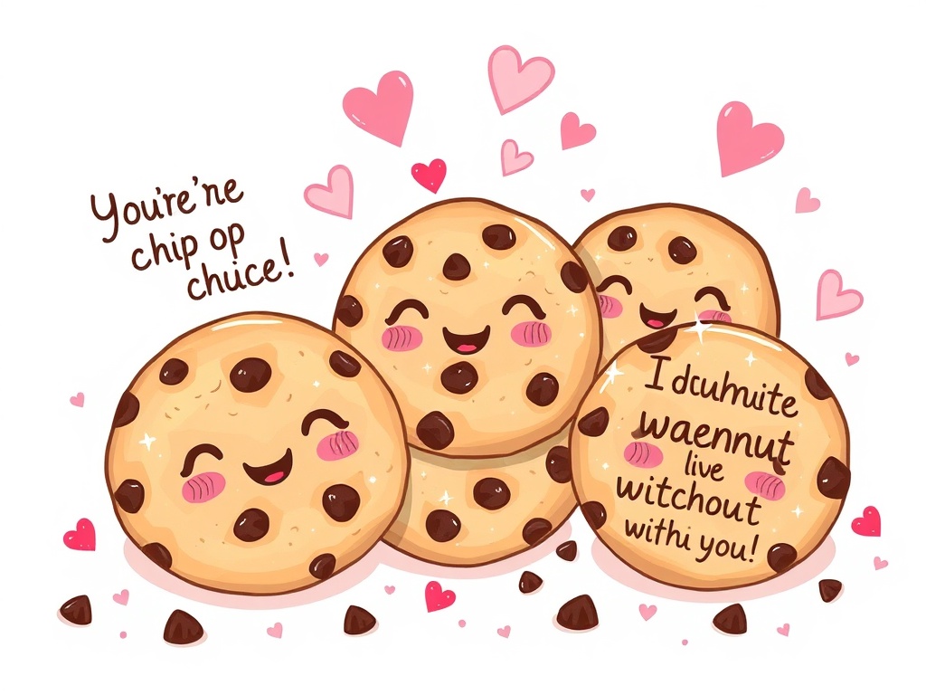 Cute and Romantic Chip Puns