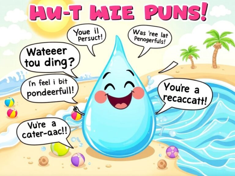 450+Short & Funny Water Puns