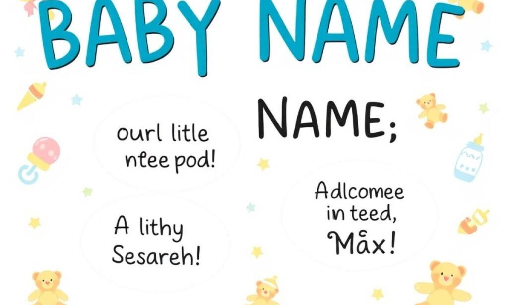 Baby Name and Birth Announcement Puns