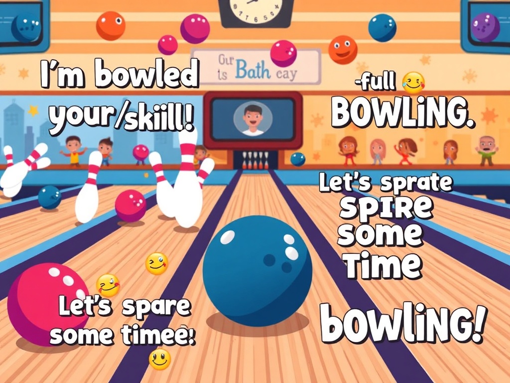 Bowling Puns Captions