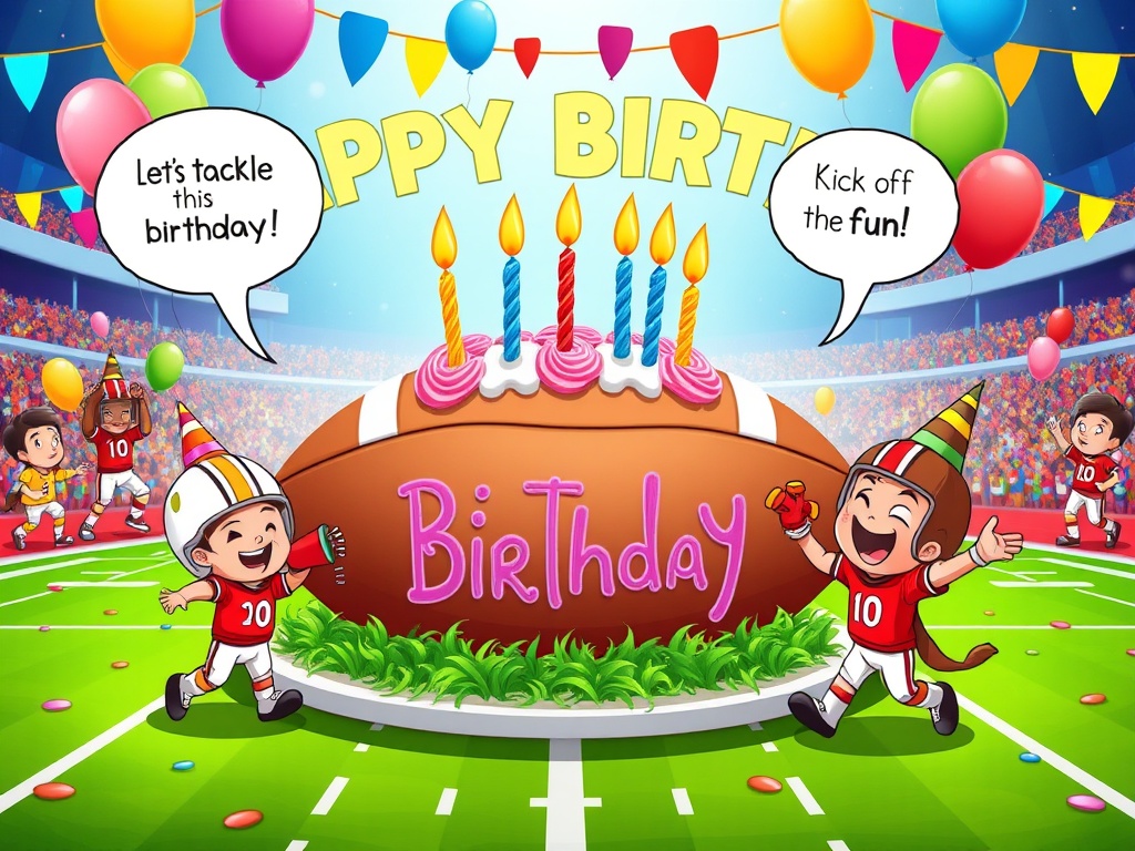 Football Puns Birthday 