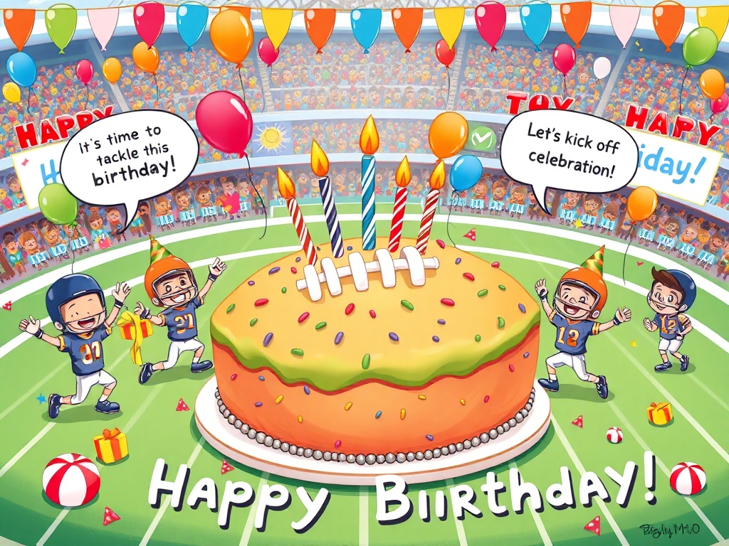 Football Puns Birthday 