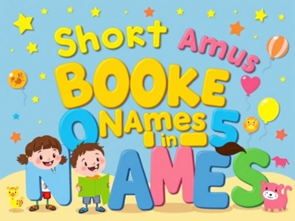 Short & Hilarious Booklet Names for Kids