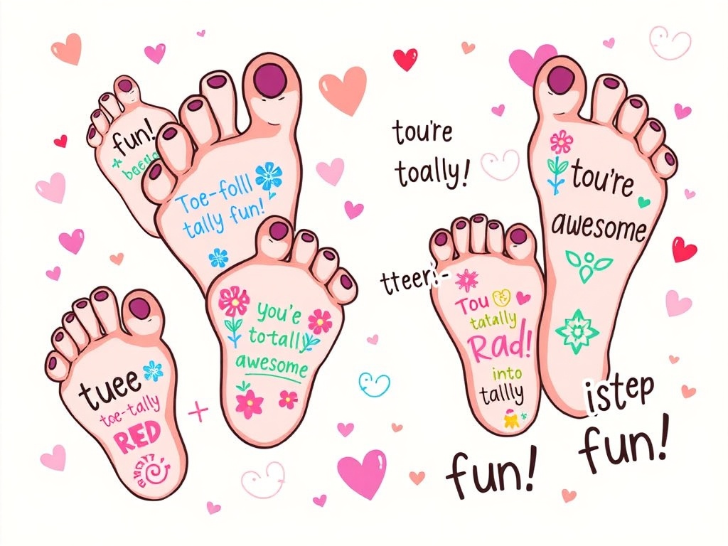 ย Toe-tally Fun Wordplay & Random Toe Puns