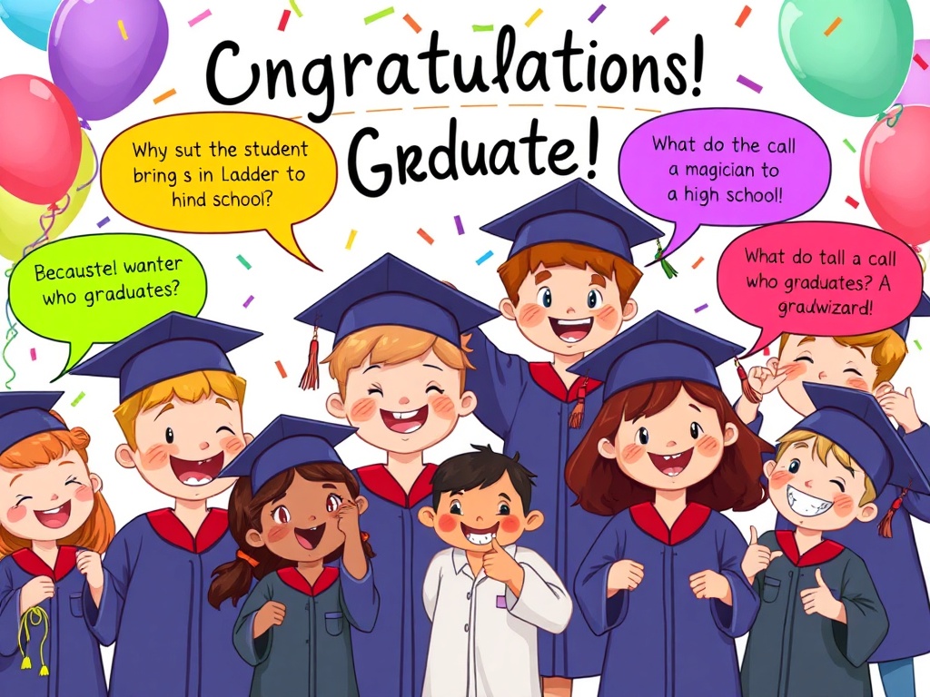 Graduation Jokes for Kids One Liners