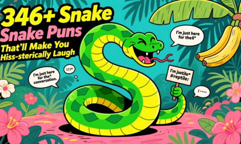 346+ Snake Puns That'll Make You Hiss-terically Laugh