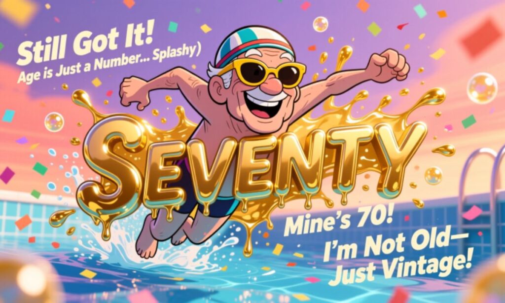 70th Birthday Puns One Liner That Make a Splash (Editor s Pick)