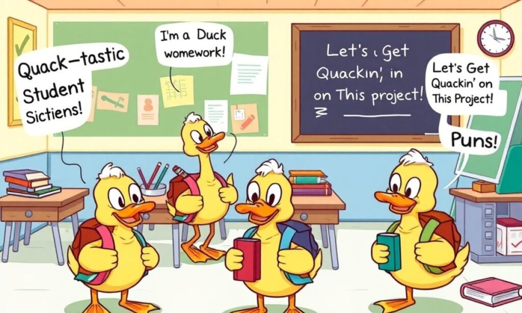 Duck Puns For School