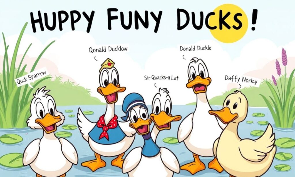 Funny Punny Names for Ducks
