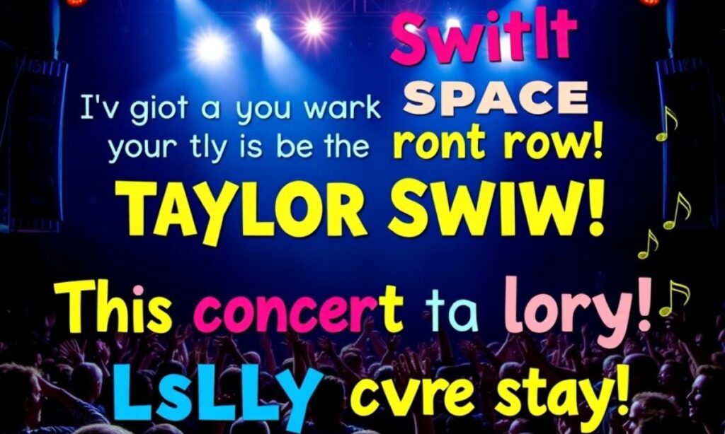Taylor Swift Concert Puns