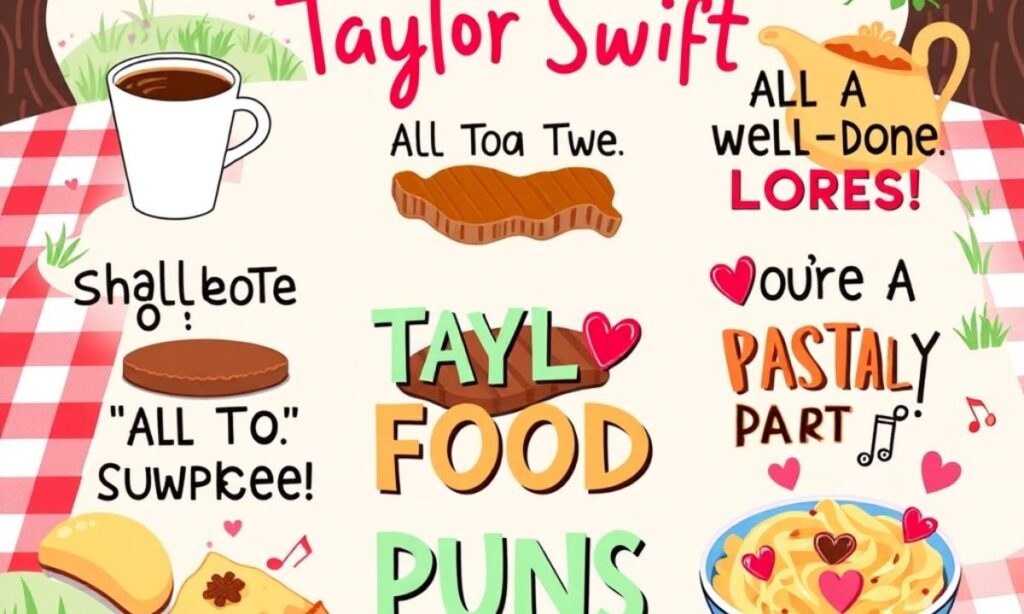 Taylor Swift Themed Food Puns