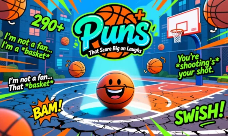 290+ Basketball Puns That Score Big on Laughs