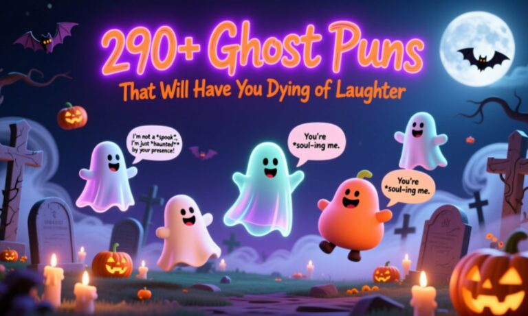 290+ Ghost Puns That Will Have You Dying of Laughter