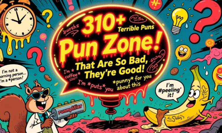 310+ Terrible Puns That Are So Bad, They're Good!