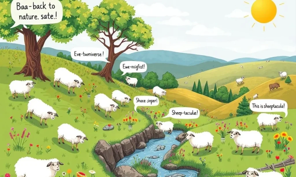 Baa-ck to Nature: Outdoor Sheep Puns