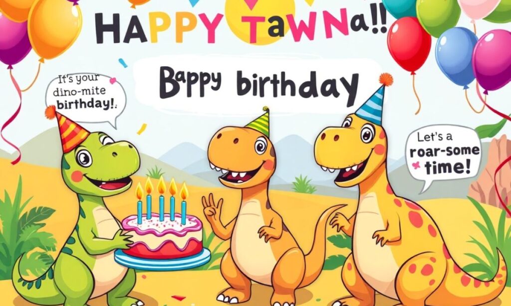Dino-Mite Birthday Puns to Make Your Day Roar-Some