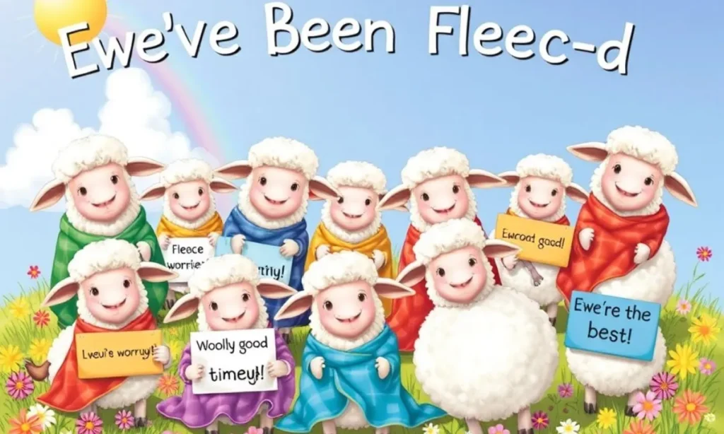 Ewe've Been Fleece-d Wrapping U