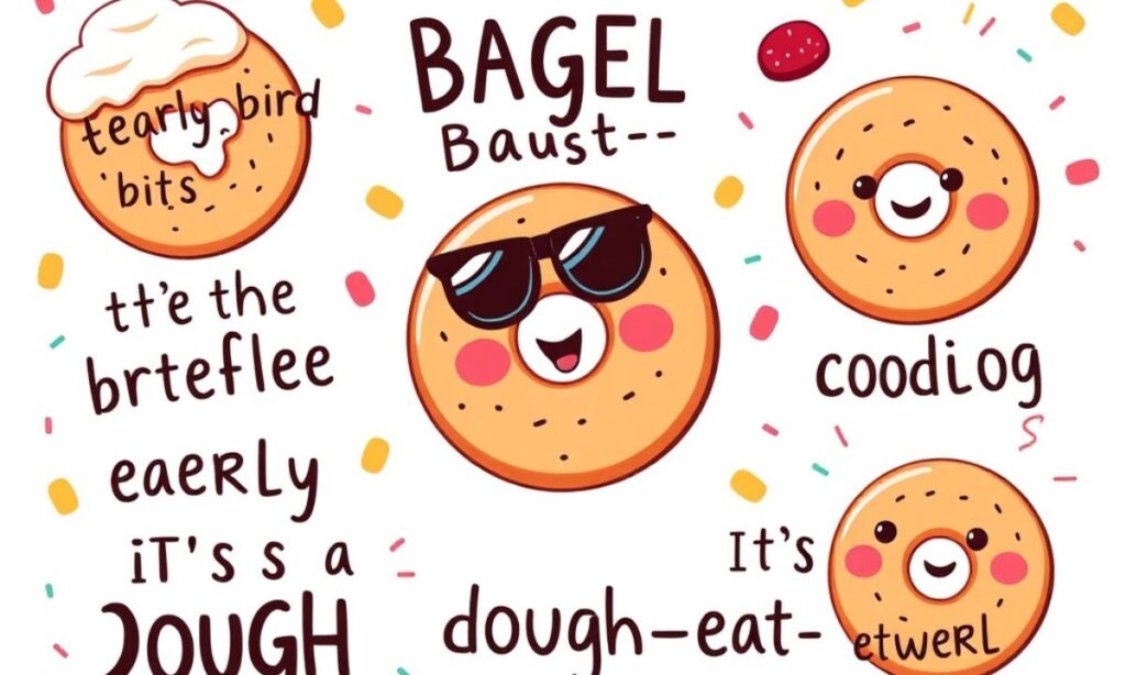 Iconic Sayings with a Bagel Twist