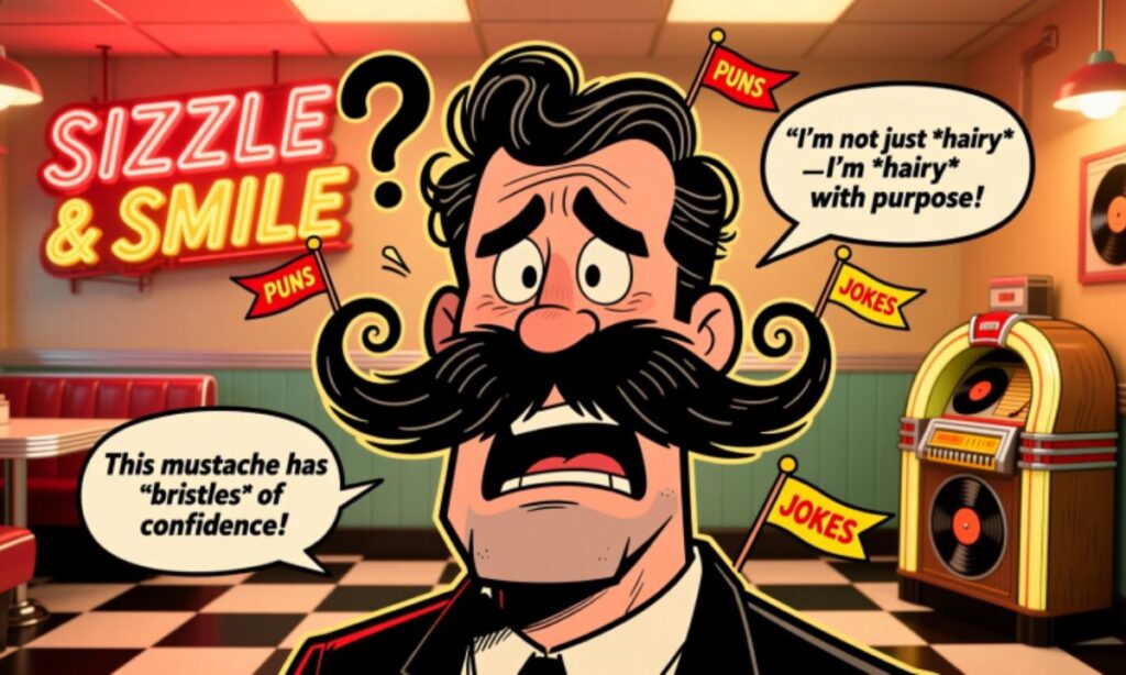 Mustache Puns: A Hairy Situation