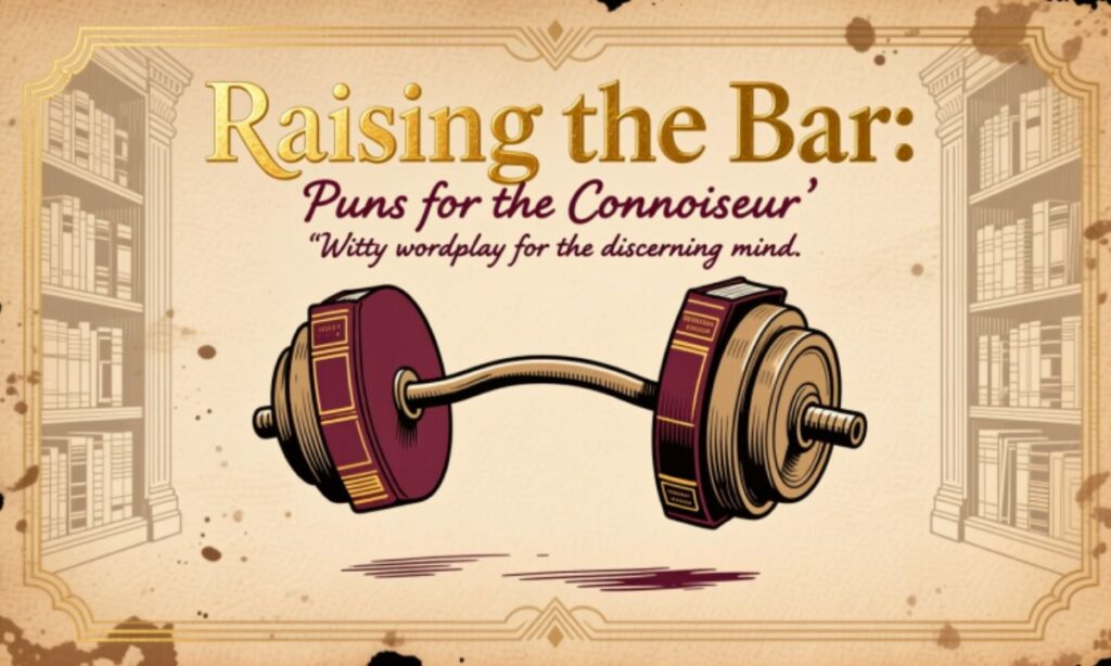 Raising the Bar: Puns for the Connoisseur