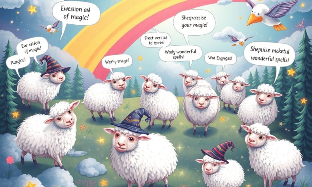 The Art of Ewe-sion: Magic Sheep Puns