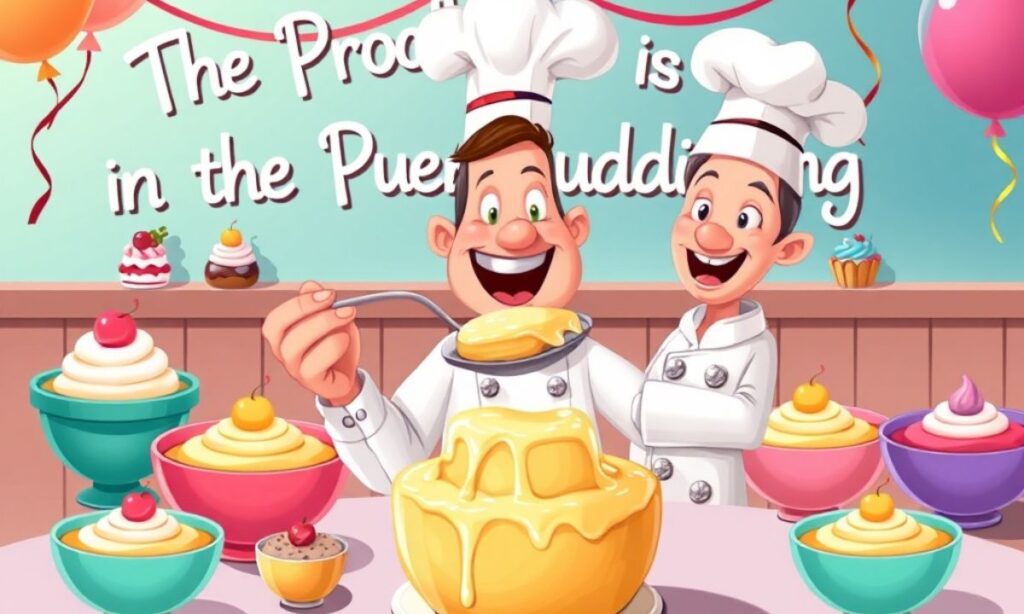 The Proof is in the Pudding 