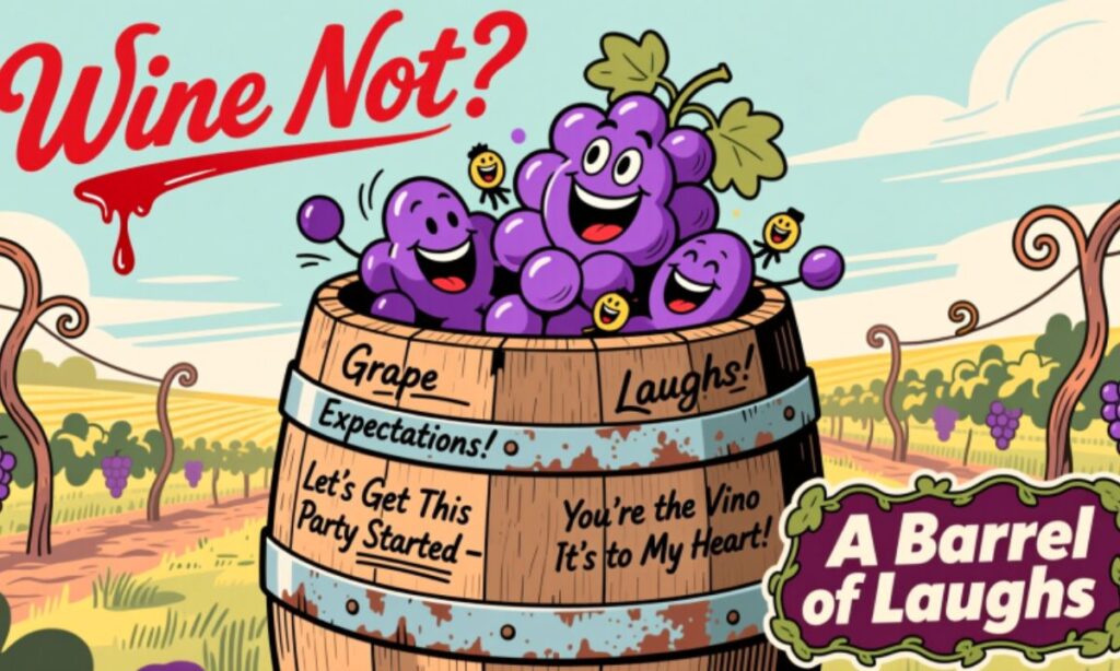Wine Not? A Barrel of Laughs with Grape Puns