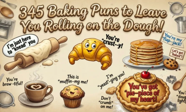 345+Baking Puns to Leave You Rolling on the Dough!