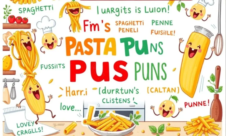 355 +Pasta Puns That Are Pasta-tively Perfect!