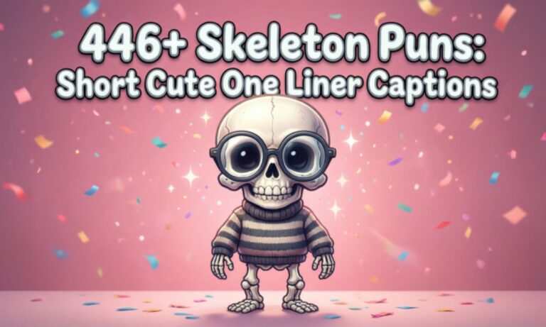 446+Skeleton Puns: Short Cute One Liner Captions