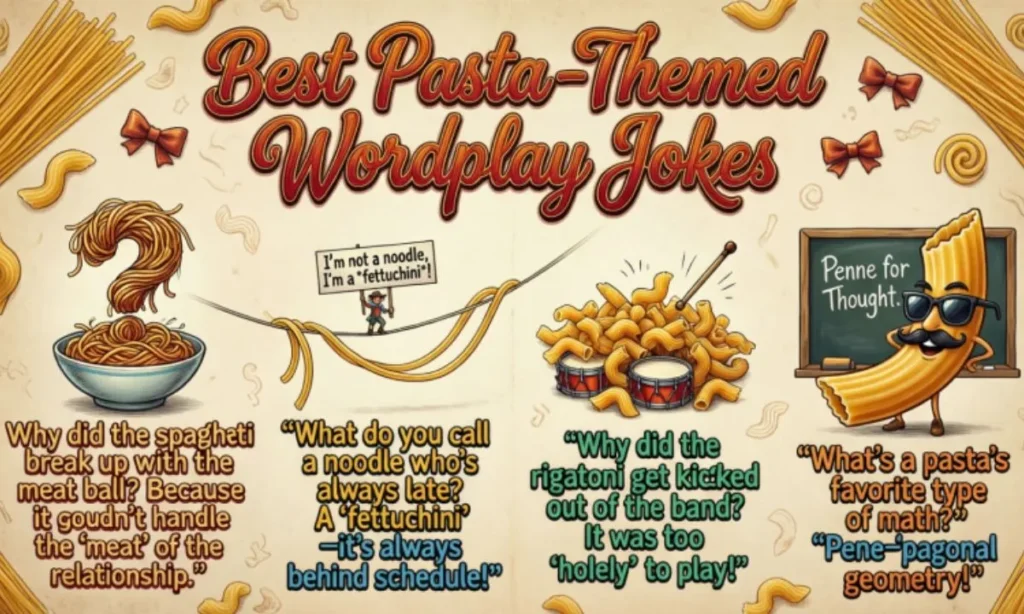 Best Pasta-Themed Wordplay Jokes