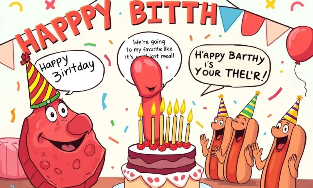 Birthday Meat Puns