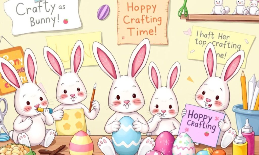 Bunny Puns for Kids' Crafts 