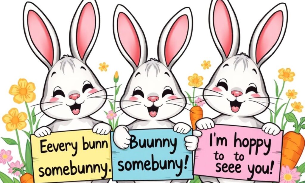 Bunny Puns for Social Media 