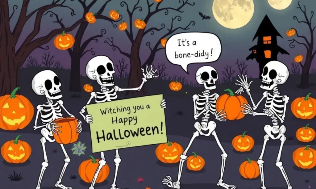 Skeleton Puns Halloween