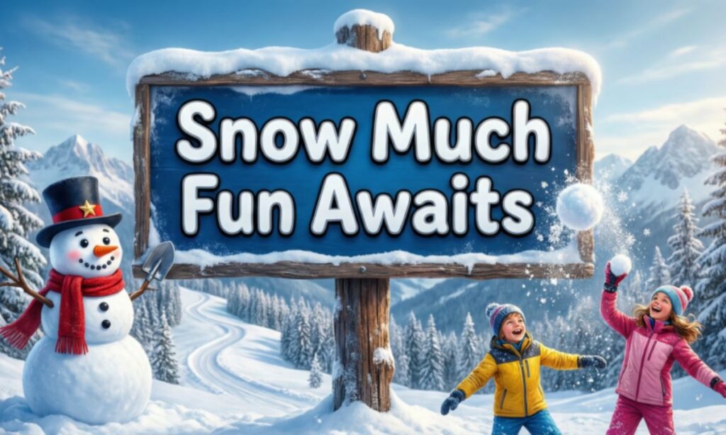 The Best Way to Chill: Snow Much Fun Awaits