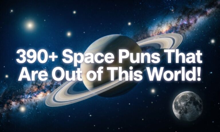 390+Space Puns That Are Out of This World!