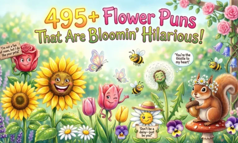 495+Flower Puns That Are Bloomin’ Hilarious!