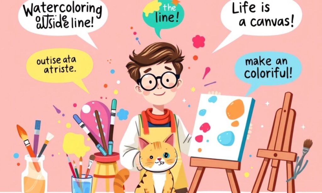 Art Puns for Social Media Engagement 