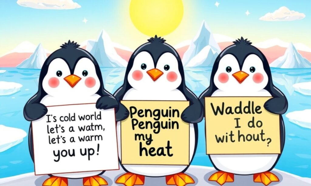 Clever Penguin Puns for Instagram 