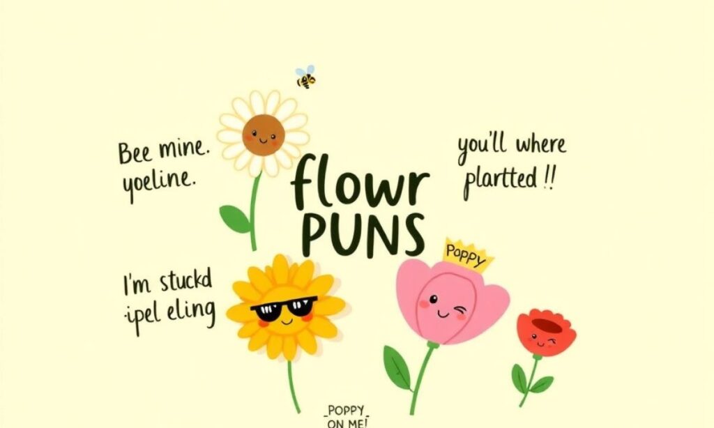 Short Flower Puns