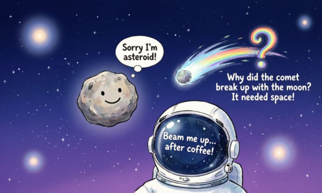 Short Funny Space Puns