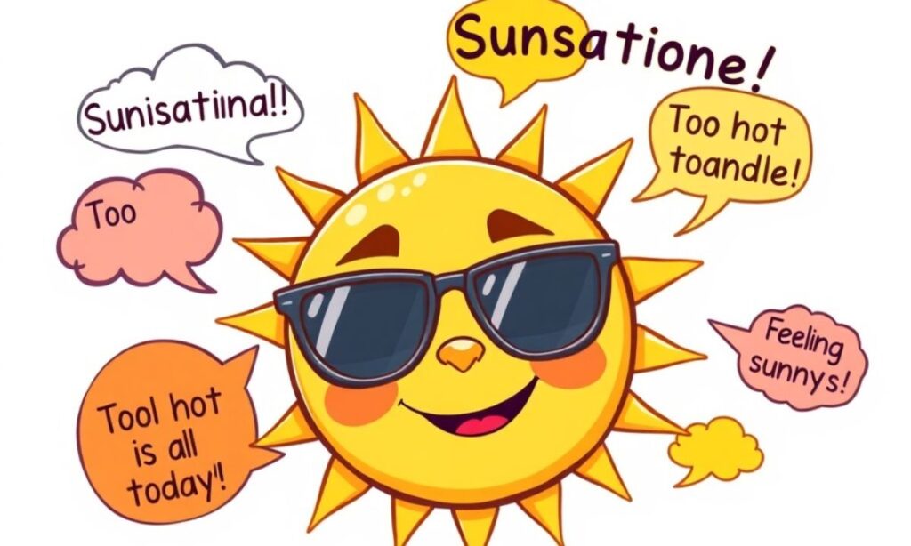 Silly & Sassy Sun Wordplay