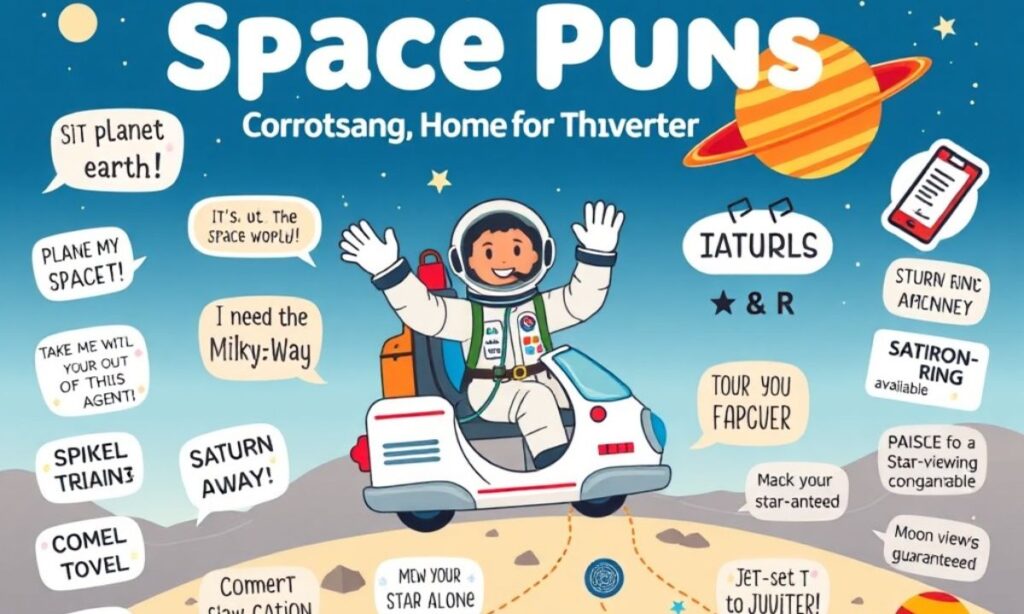 Space Puns for Tourists and Travelers